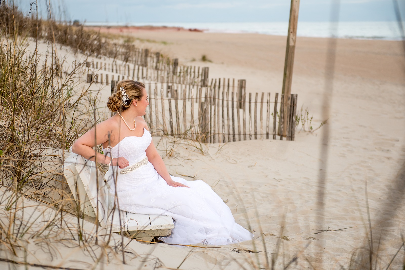 Atlantic Beach Bridal Portrait